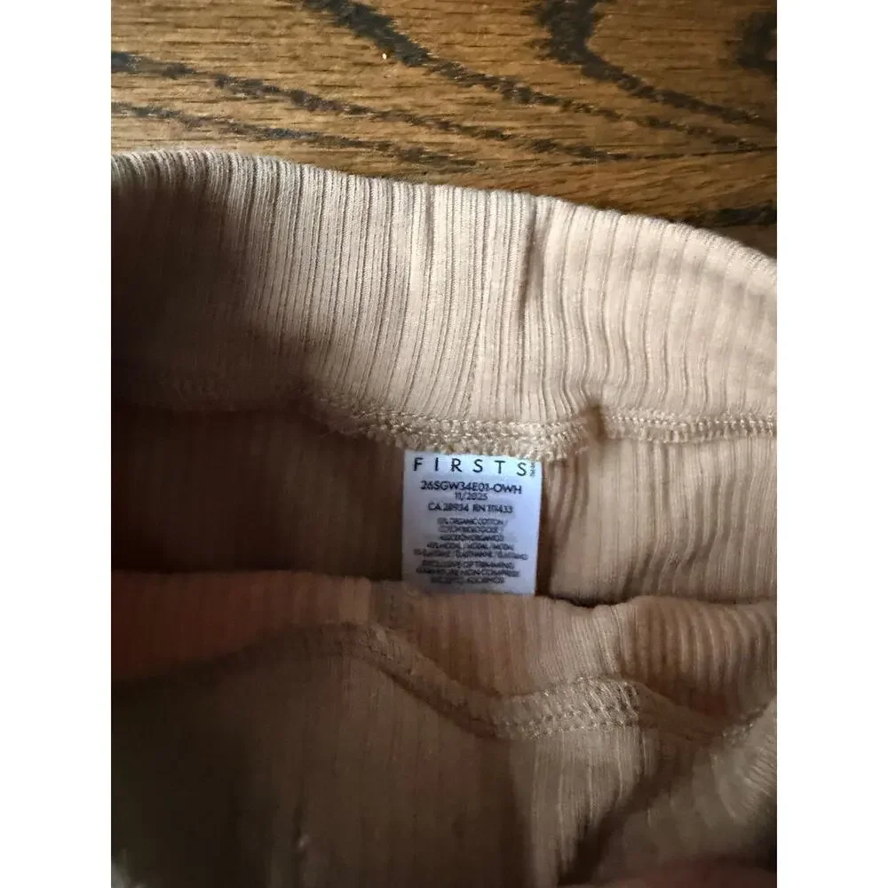 New Firsts by Petit Lem Baby Bunny Bodysuit & Ribbed Shorts Set 3 Months